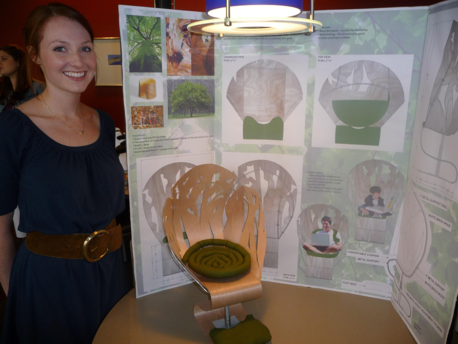 lsu interior design student exhibit at conference