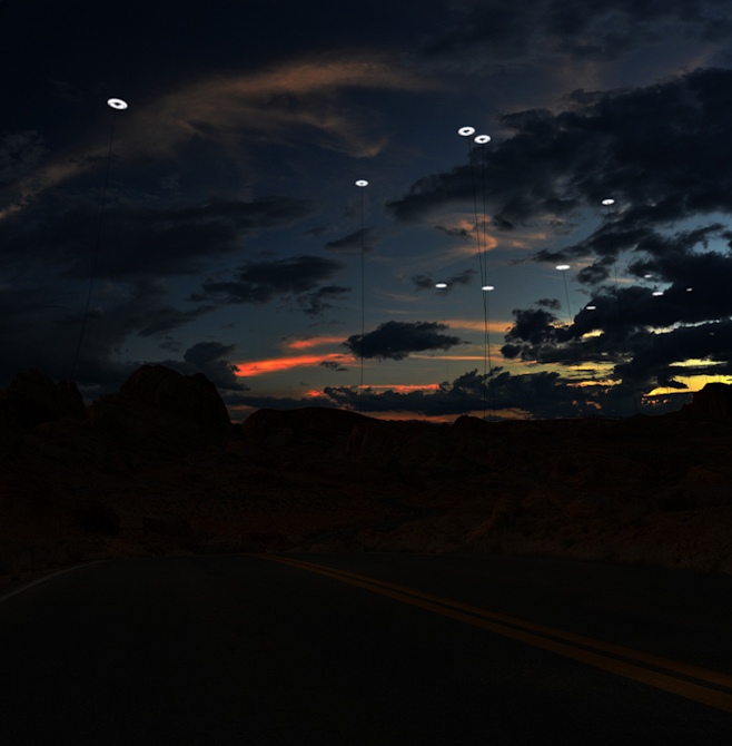 photograph of night sky at dusk.LA 4101 Advanced Digital Representation