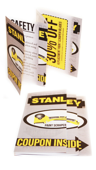 Stanley paint coupon designs, LSU BFA Studio Art Graphic Design