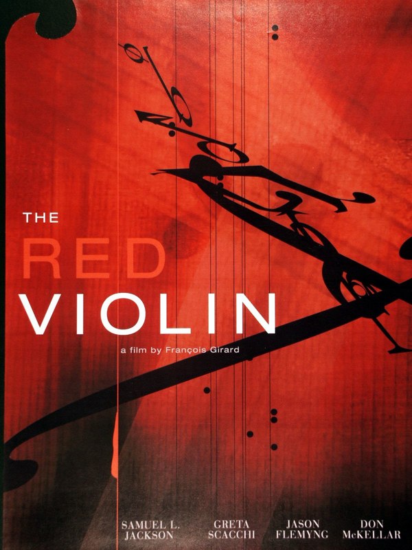 The Red Violin poster design, LSU BFA Studio Art Graphic Design