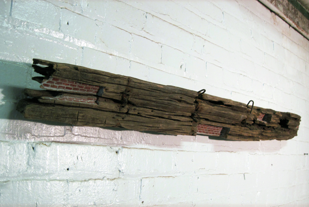 Driftwood hanging piece, LSU BFA Studio Art Sculpture