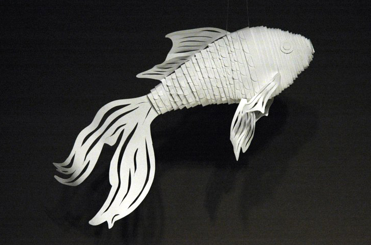 Fish sculpture, LSU BFA Studio Art Sculpture