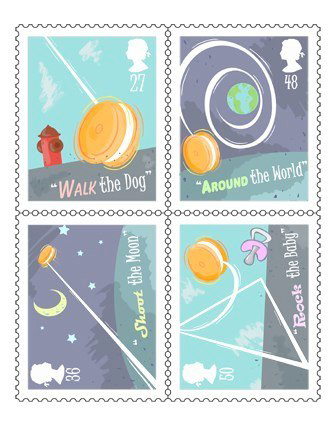 Stamp designs with themes