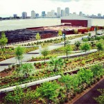 hth华体会体育app官网garden with river, city in background, lsu landscape architecture alumni work