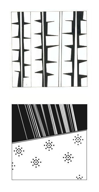 Abstract graphic squares.LSU BFA Studio Art Graphic Design