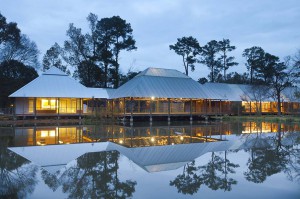 lsu hilltop arboretum by water