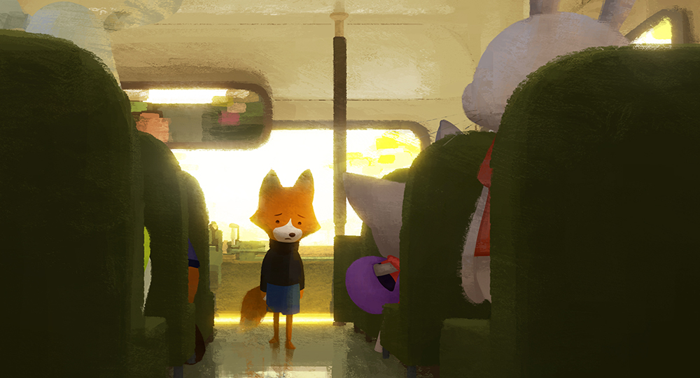 the dam keeper pixar fox on bus