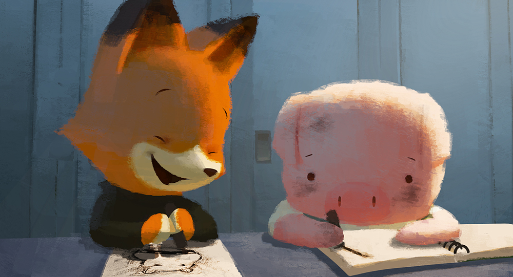 the dam keeper pixar fox and pig