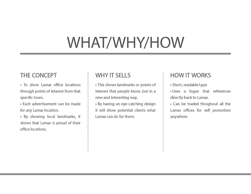 Graphic explaining the what, why, and how of advertising