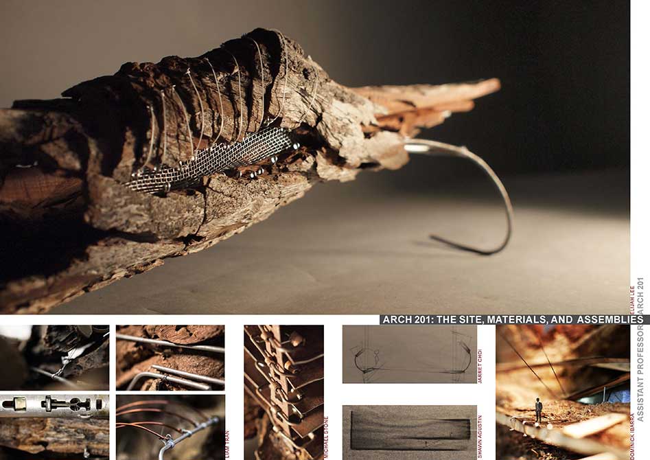 kris palagi, ARCH 201 site materials, assemblies artificial skin