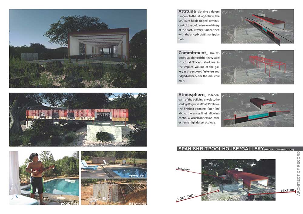 kris palagi, attitude, commitment, atmosphere design of spanish bit pool house