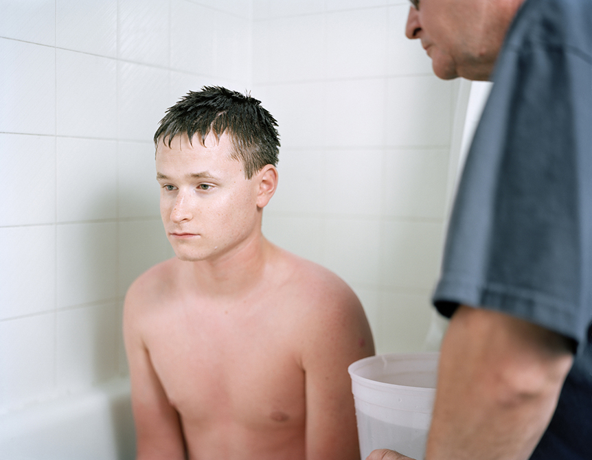 Dad Bathing Andy from the series All That Love Allows, 2010