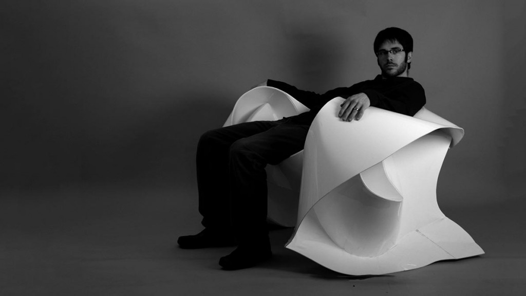 folded chair, henry david louth zha