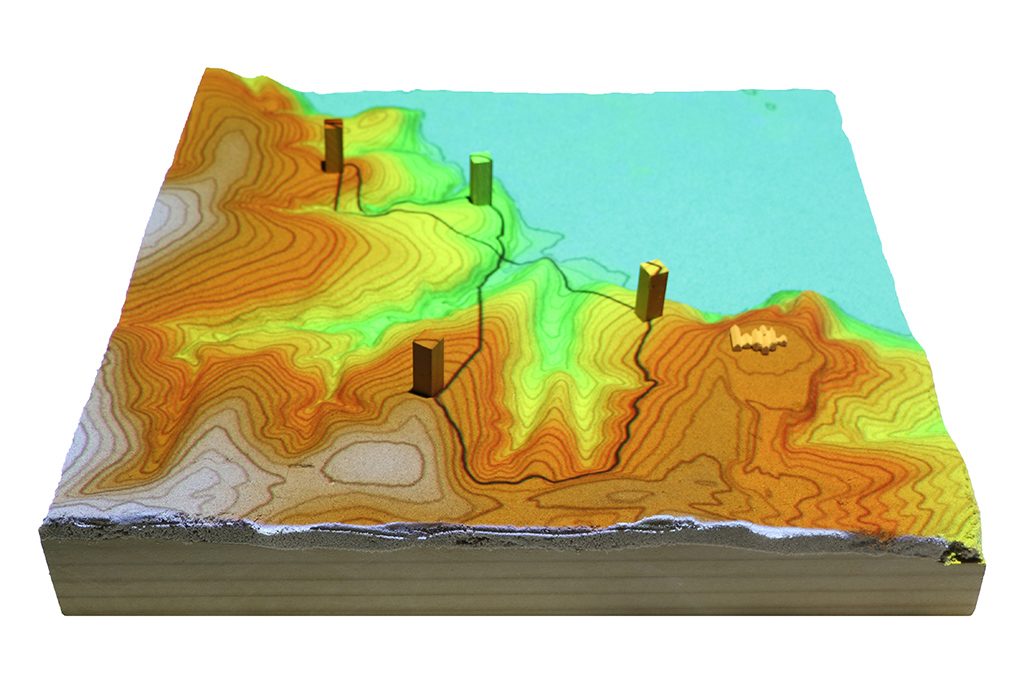 Tangible Landscape model