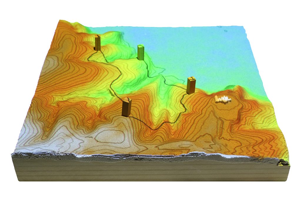 Tangible Landscape model