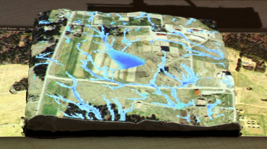 Tangible Landscape model simulation