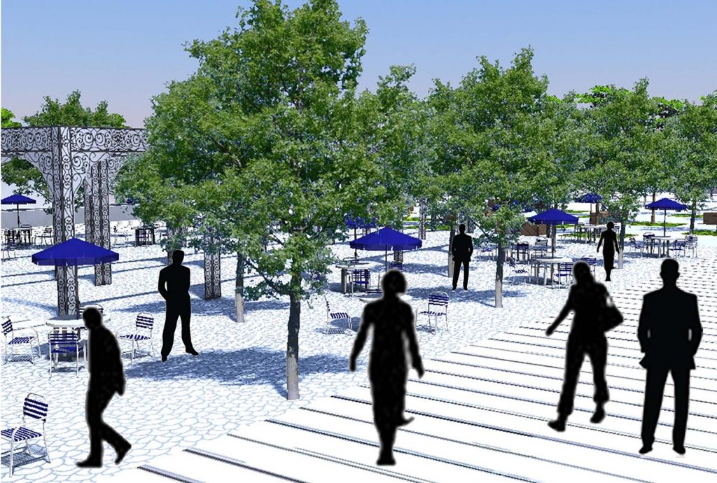 Concept image of Dublin Park marketplace