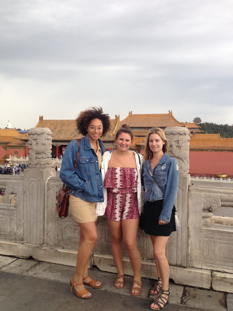 Students visit Beijing, China.