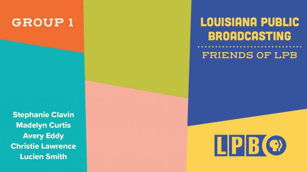 Louisiana Public Broadcasting design presentation cover