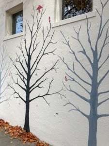 Mural of trees