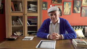 Emmanuel Schwartz at desk