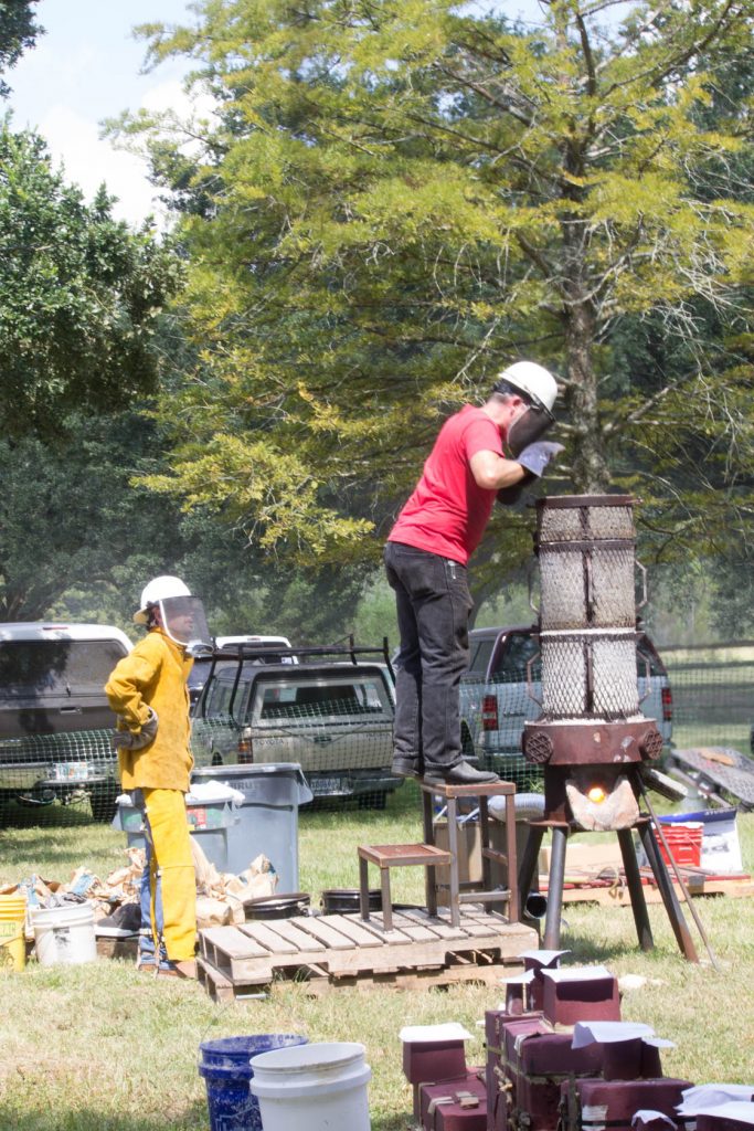 iron pour