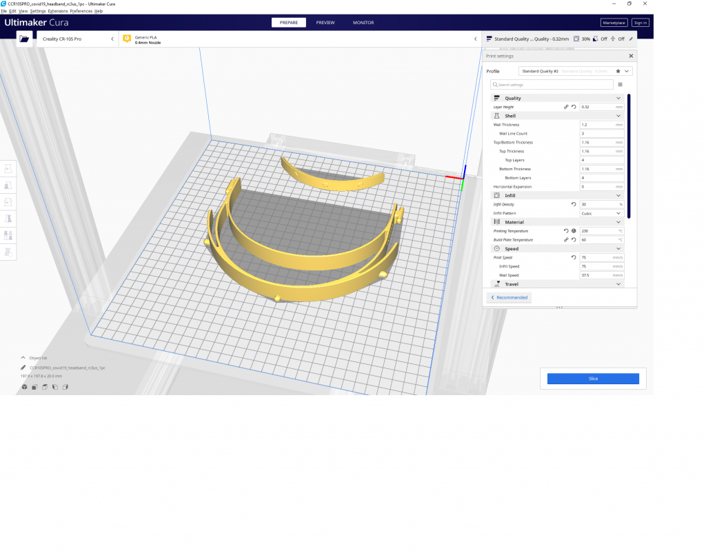 design of headband on computer