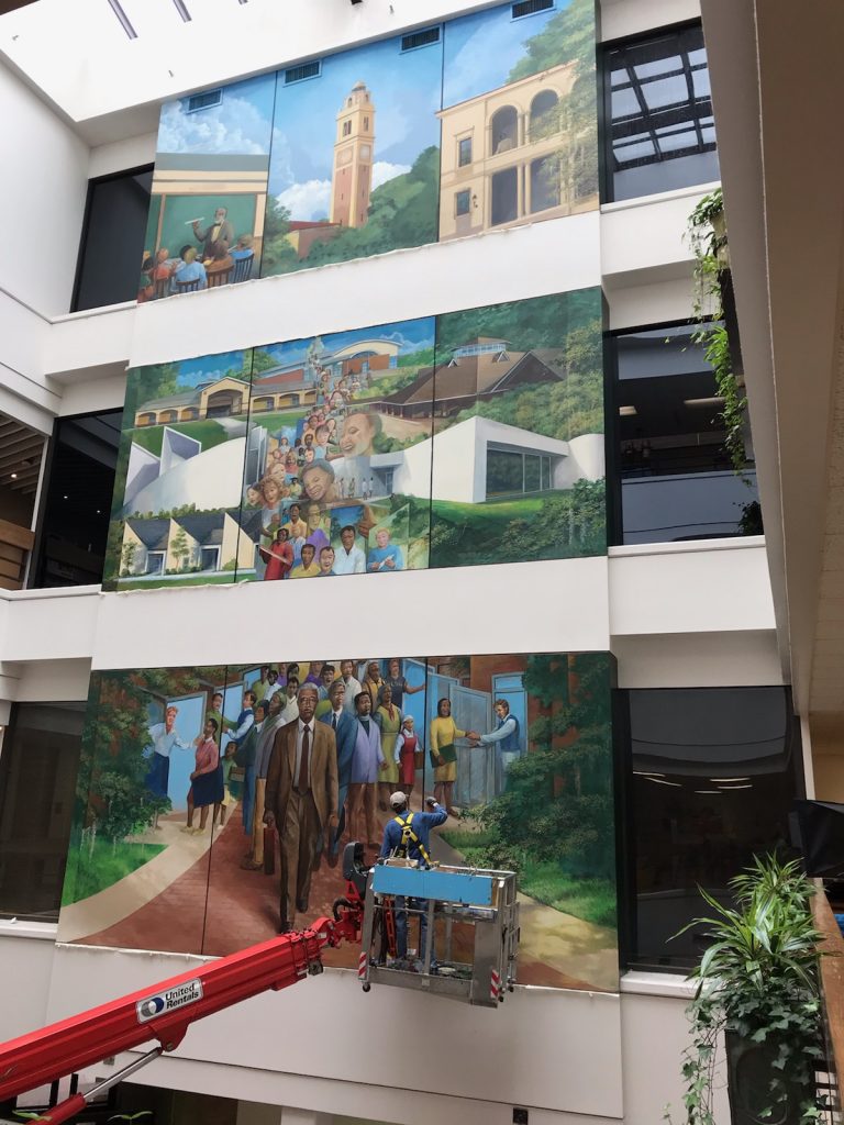 Julian White Atrium Mural