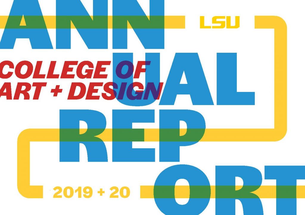 College of Art & Design 2019-20 Annual Report Cover