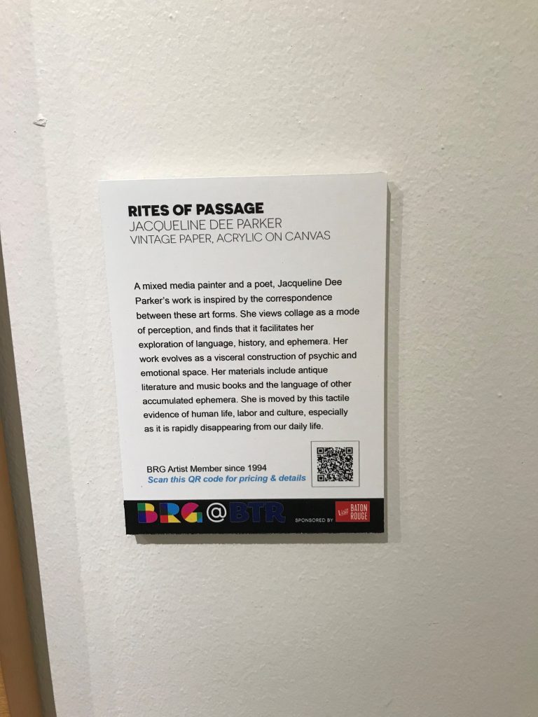 Rites of Passage artist's statement