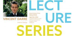 Vincent Darre Lecture April 4, 2022 Cox Center 5 pm