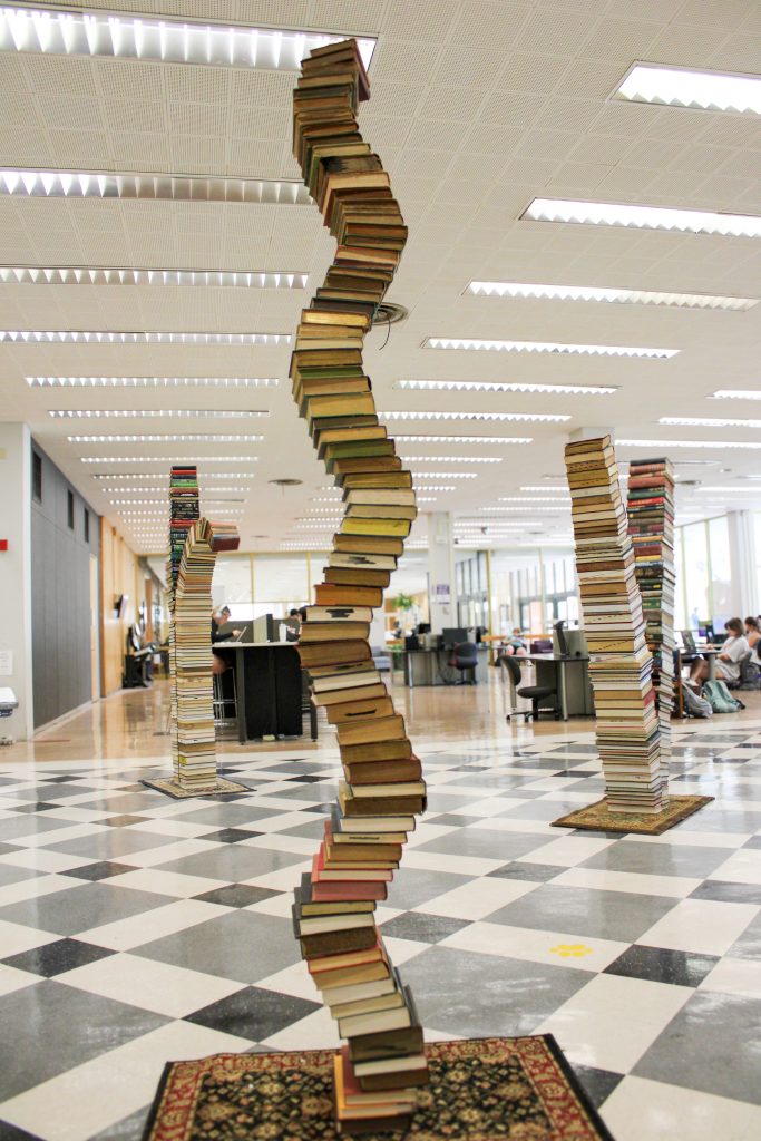 books sculpture